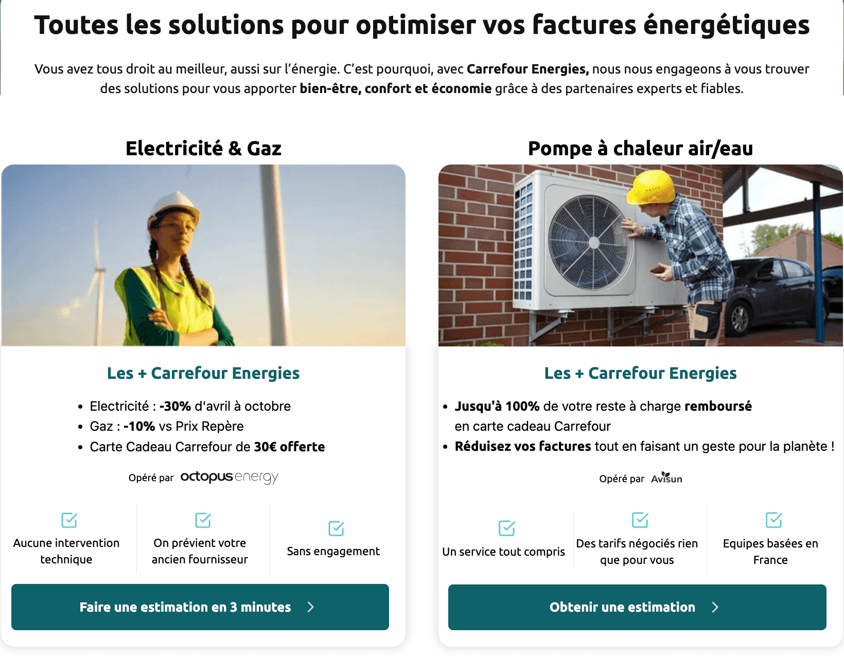 Création du Portail Carrefour Énergies