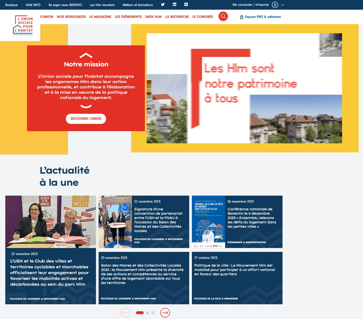Refonte, TMA et Hébergement du Portail de l'Union Sociale pour l'Habitat